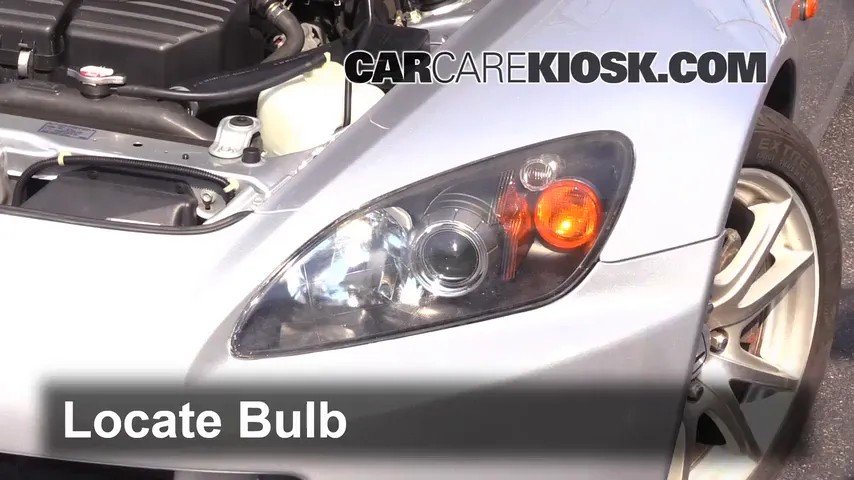 2005 Honda S2000 2.2L 4 Cyl. Éclairage Feu clignotant avant (remplacer l'ampoule)